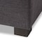 Baxton Studio Roanoke Grey Upholstered Grid-Tufting Storage Ottoman Bench 128-7047 - alternate 4